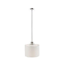 Pacific Metal Pendant with Drum Shade-Letifly Lights and Decor