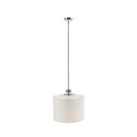 Pacific Metal Pendant with Drum Shade-Letifly Lights and Decor