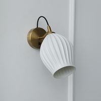 Paola Ceramic Minimalist Wall Sconce-Letifly Lights and Decor