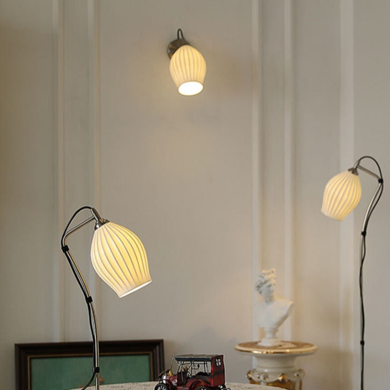 Paola Ceramic Minimalist Wall Sconce-Letifly Lights and Decor