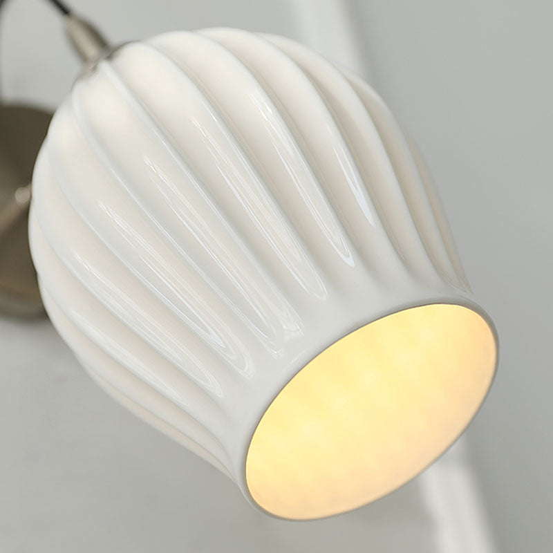 Ceramic Wall Lamp Chrome Gold Luxury Wall Sconce
