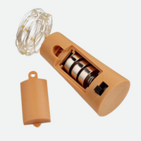 Patio Fairy Battery LED lights with Copper String-Letifly Lights and Decor
