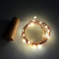 Patio Fairy Battery LED lights with Copper String-Letifly Lights and Decor