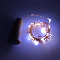Patio Fairy Battery LED lights with Copper String-Letifly Lights and Decor