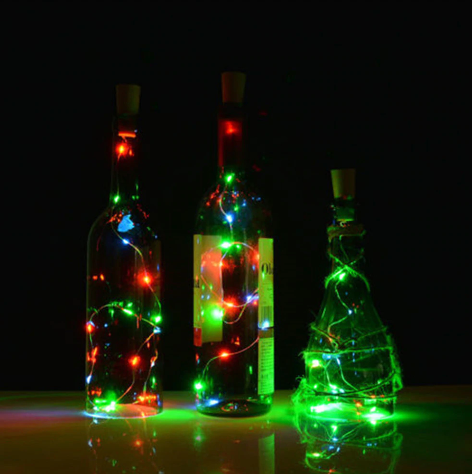 Patio Fairy Battery LED lights with Copper String-Letifly Lights and Decor