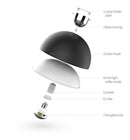 Pepper Cone LED Metal Ceiling Lamp-Letifly Lights and Decor