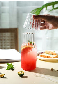 Glass Bottle Pitcher Drinkware Set 