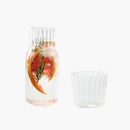 Glass Bottle Pitcher Drinkware Set 