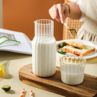 Glass Bottle Pitcher Drinkware Set 