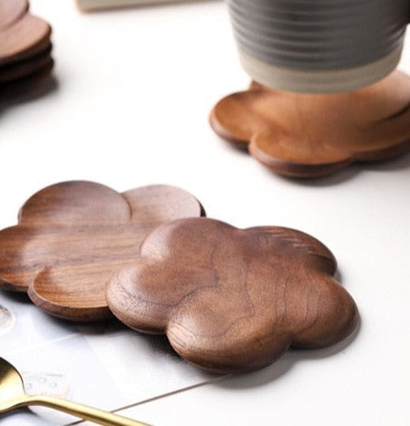 Petal Wooden Coaster-Letifly Lights and Decor