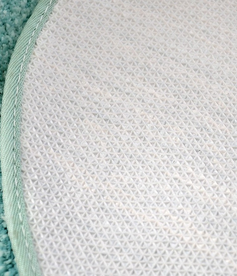 Pom-pom Trimmed Oval Anti-skid Rug-Letifly Lights and Decor
