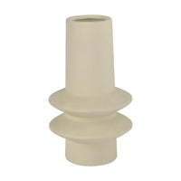 Still Life Ceramic Stoneware cream Abstract Tall Shape
