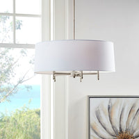 Presidio Drum Shade Chandelier-Letifly Lights and Decor