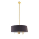 Presidio Drum Shade Chandelier-Letifly Lights and Decor