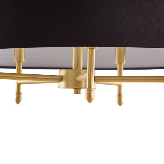 Presidio Drum Shade Chandelier-Letifly Lights and Decor