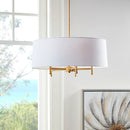 Presidio Drum Shade Chandelier-Letifly Lights and Decor