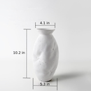 Ceramic Vases White with White Ink Dots Home Decoration 