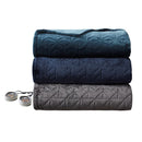 Quilted Plush Heated Blanket-Letifly Lights and Decor