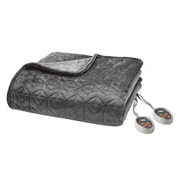 Quilted Plush Heated Blanket-Letifly Lights and Decor