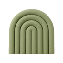 Rainbow Silicone Mat Coasters-Letifly Lights and Decor