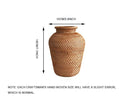 Rattan Hand Woven Vase-Letifly Lights and Decor