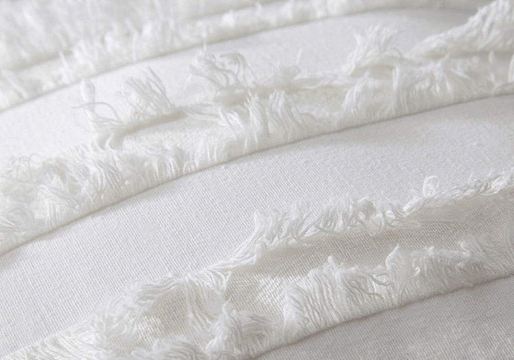 Raw Edge Square & Lumbar Pillow Cover-Letifly Lights and Decor