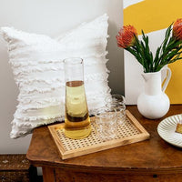 Raw Edge Square & Lumbar Pillow Cover-Letifly Lights and Decor