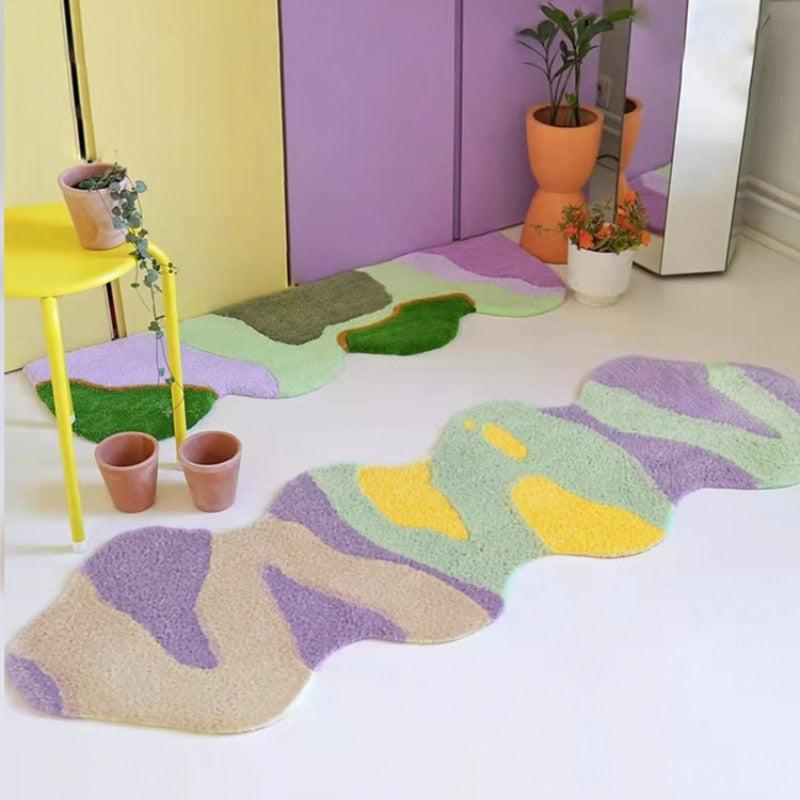 Reptile Abstract Tufted Area Rug