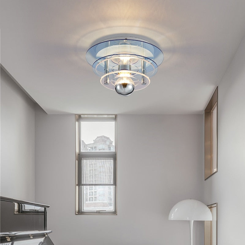Colorful Medieval Space Acrylic Ceiling Lamp 