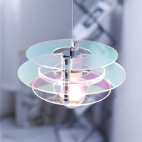 Retro Color Layers Acrylic LED Pendant Lamp-Letifly Lights and Decor