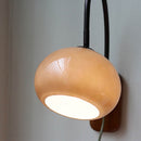 Retro Glass Stone Plug-in Wall Lamp
