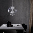 clear and gold Globe acrylic pendant light VP Globe Pendant - Acrylic Verner Panton for Verpan