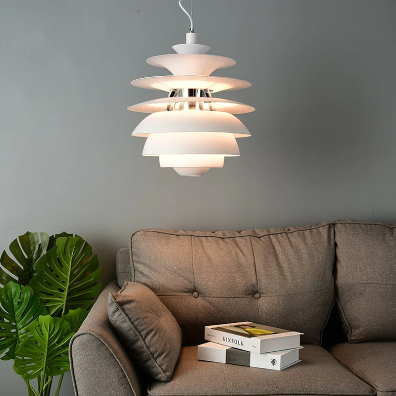 Retro PH Layered Aluminum Pendant Light