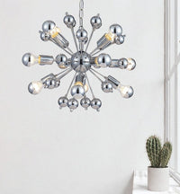 Home Decoration Light Ceiling Lamp in Chrome Industrial Style