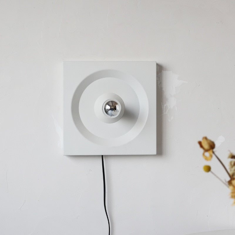 Retro Square Space Age Wall Lamp