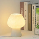 Tulip Mushroom Bedroom Glass Table Lamp with 3 Color Modes 