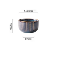 River Blue Ceramic Porcelain Dinnerware-Letifly Lights and Decor