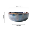 River Blue Ceramic Porcelain Dinnerware-Letifly Lights and Decor