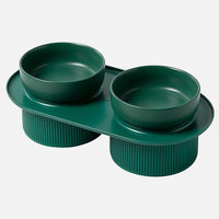 Roman Classic Elevated Double Pet Feeding Bowls-Letifly Lights and Decor