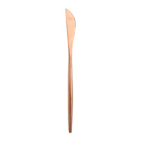 stainless steel rose gold knife