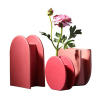 Modern Ceramic Handmade Geometric Shape Vase
