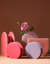 Modern Ceramic Handmade Geometric Shape Vase