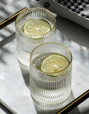 Ripple Texture Cocktail Glass Fern living