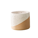 Home Decoration Creative Linen Glaze Ceramic Flowerpot 