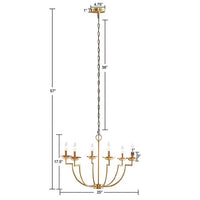 Savor Traditional Candelabra Styled Chandelier-Letifly Lights and Decor