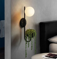 Savoy LED Wall Lamp Planter & Organizer - Final sale-Letifly Lights and Decor