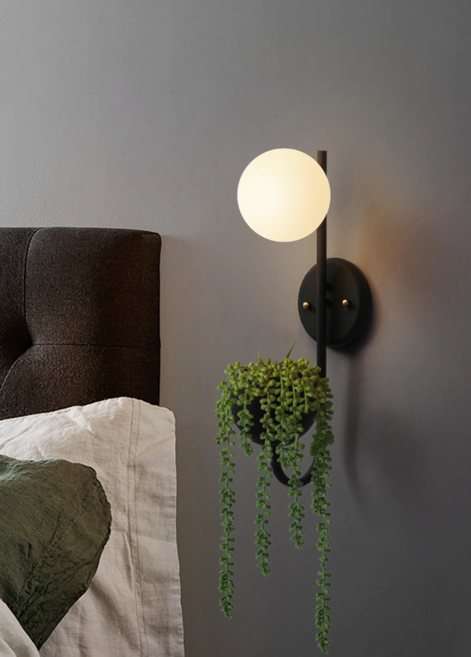 Savoy LED Wall Lamp Planter & Organizer - Final sale-Letifly Lights and Decor