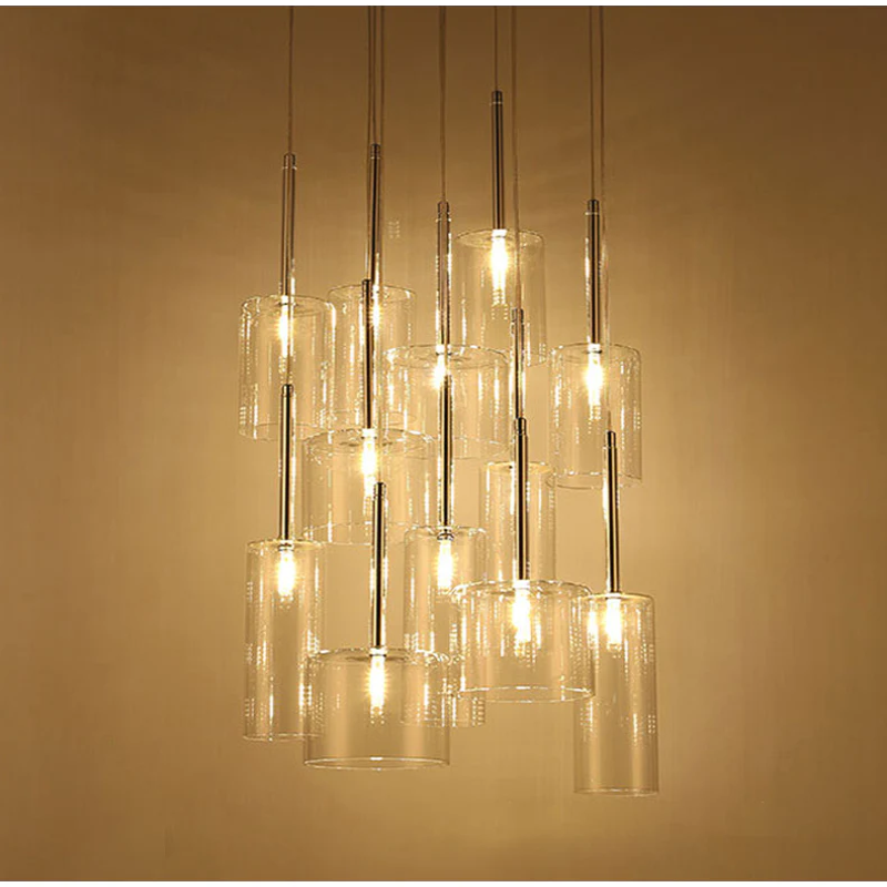 Sculptural Glass Loft Pendant & Chandelier Lights-Letifly Lights and Decor