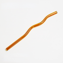 Colored Glass Straw Wave Curly Modern Fun Decor