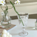 Colored Glass Straw Wave Curly Modern Fun Decor